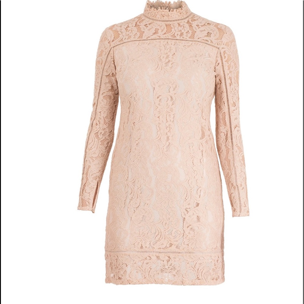 Reiss Lillie Blush Lace Brand New Dress